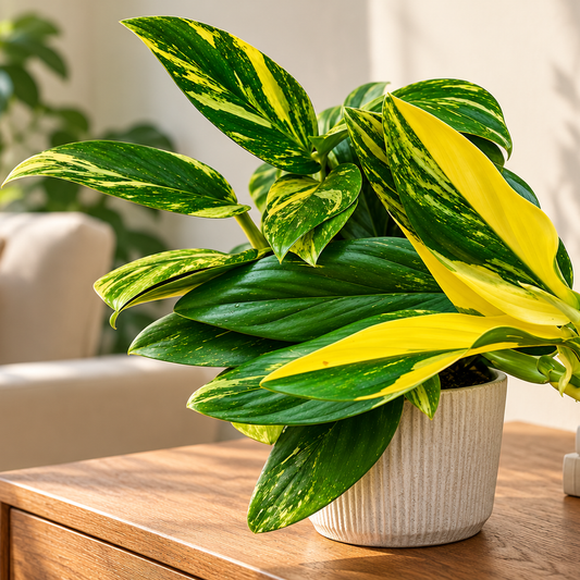25 - 40cm Monstera Standleyana 'Variegata' Rare Collectors 12cm Pot House Plant