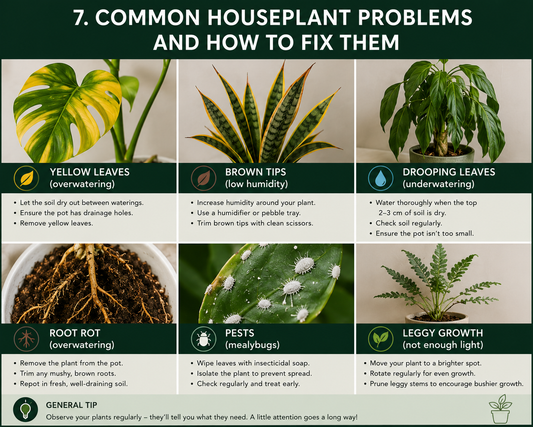 Common Houseplant Problems and How to Fix Them