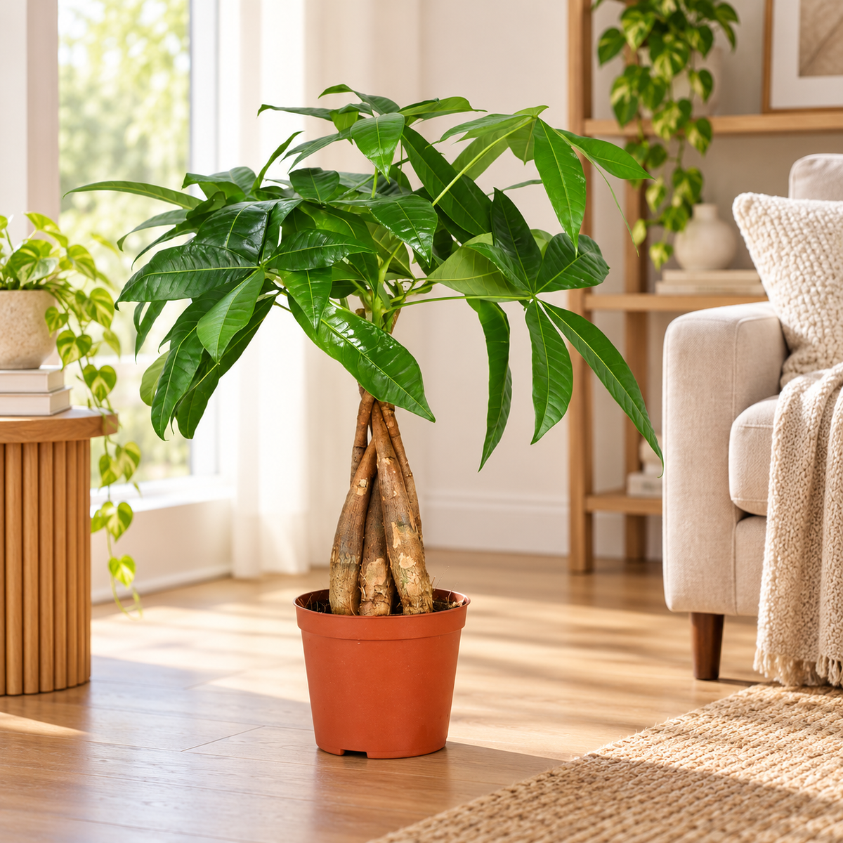 35 - 50cm Pachira Aquatica Money Tree 12cm Pot