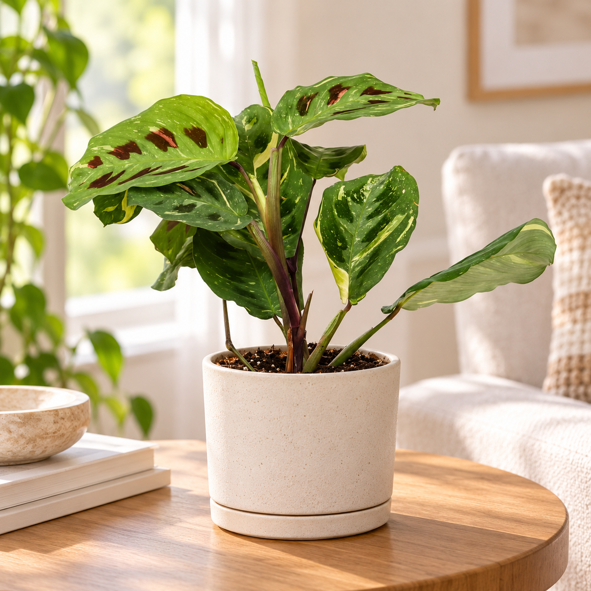 Maranta Leuconeura Variegata 12cm Pot House Plant