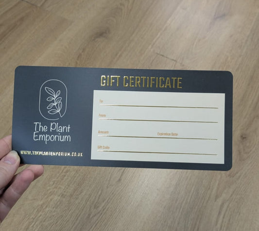 Plant Gift Cards