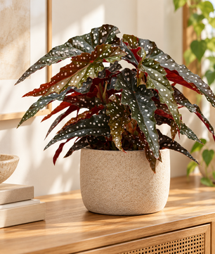 35cm Begonia Maculata Black Forest 14cm Pot House Plant