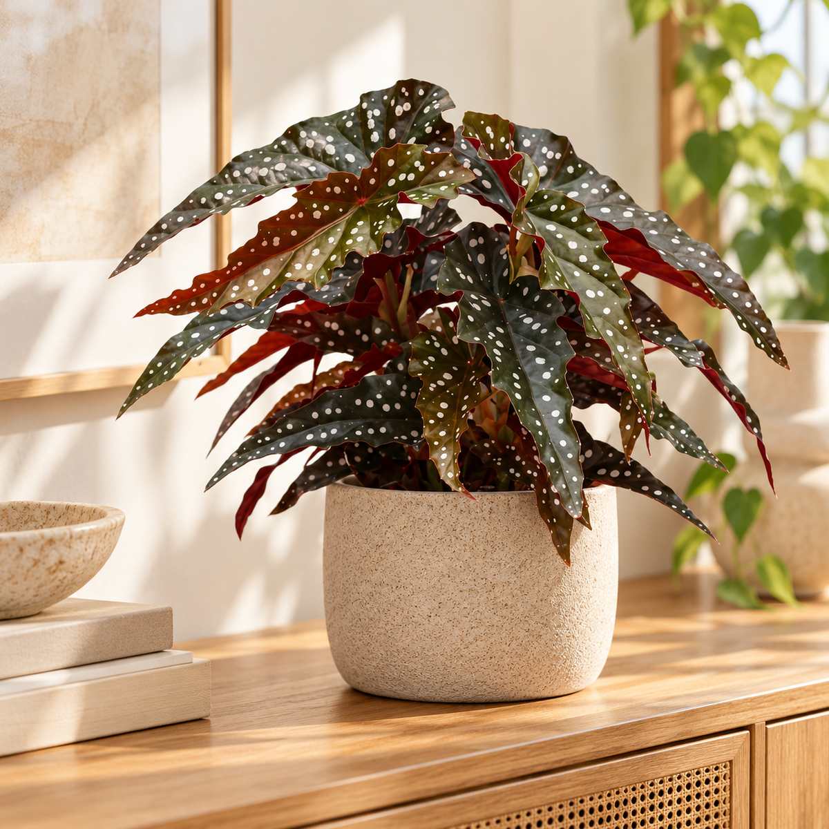 35cm Begonia Maculata Black Forest 14cm Pot House Plant