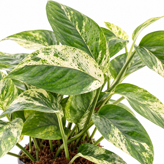 Epipremnum Pinnatum Marble Variegated 12cm Pot House Plant