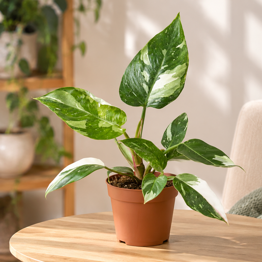 Philodendron White Princess 12cm Pot House Plant