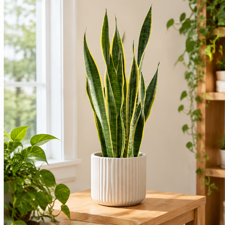 Sansevieria Laurentii Snake House Plant